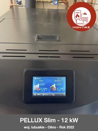 MONTAŻ - PELLUX Slim - 12 kW - woj. lubuskie