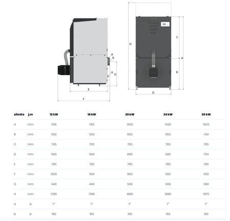 KOTŁOSPAW Slimko - 30 kW