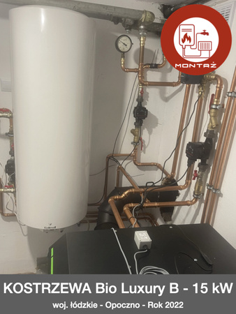 MONTAŻ - KOSTRZEWA Bio Luxury B - 15 kW woj. łódzkie