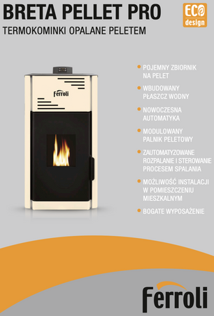 FERROLI Breta Pellet Pro - 12 kW