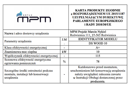 MPM DS WOOD - 28 kW
