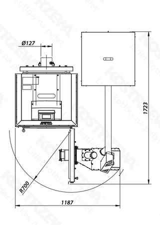 KOSTRZEWA Mini Bio Luxury B - 12 kW