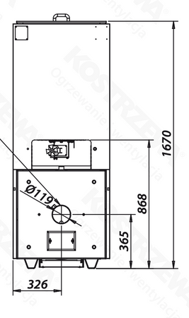 KOSTRZEWA EEI Pellets - 12 kW