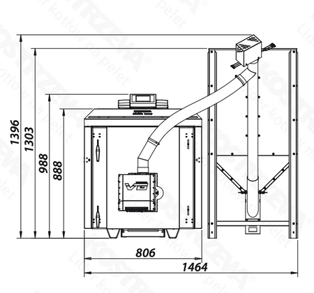 KOSTRZEWA Mini Bio Luxury B - 15 kW