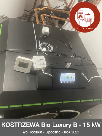 MONTAŻ - KOSTRZEWA Bio Luxury B - 15 kW woj. łódzkie