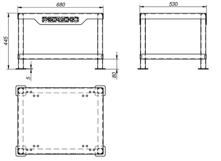 PEREKO PI - podstawa pod kocioł indukcyjny