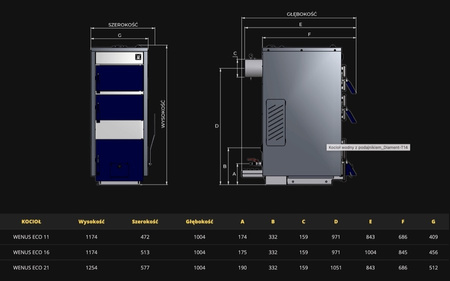 ZĘBIEC Wenus Eco - 11 kW