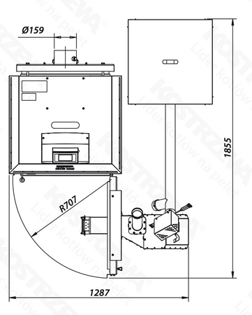KOSTRZEWA Mini Bio Luxury B - 21 kW