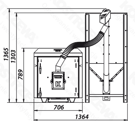 KOSTRZEWA Mini Bio B NE - 10 kW