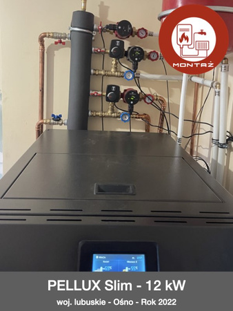 MONTAŻ - PELLUX Slim - 12 kW - woj. lubuskie