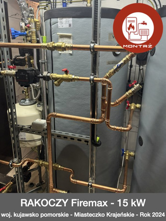MONTAŻ - RAKOCZY Fire Max - 15 kW - woj. kujawsko pomorskie