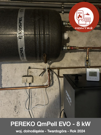 MONTAŻ - PEREKO QmPell Evo - 8 kW - woj. dolnośląskie