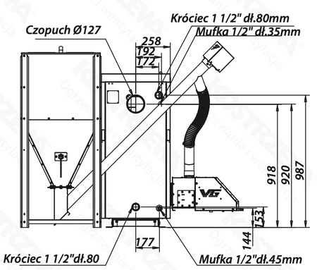 KOSTRZEWA EEI Pellets - 10 kW