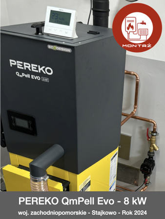 MONTAŻ - PEREKO QmPell Evo - 8 kW - woj. zachodniopomorskie
