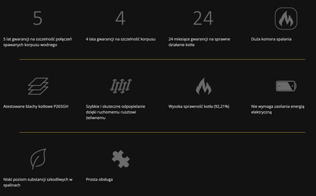 ZĘBIEC Wenus Wood - 14 kW