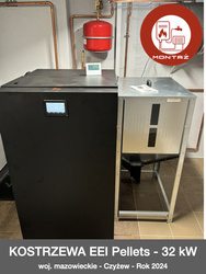 MONTAŻ - KOSTRZEWA EEI Pellets - 32 kW  woj. mazowieckie