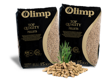 OLIMP - Pellet drzewny 8 mm A1 DIN Plus