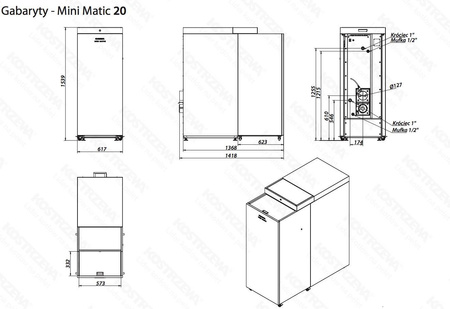 KOSTRZEWA Mini Matic - 20 kW
