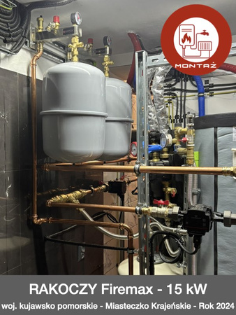 MONTAŻ - RAKOCZY Fire Max - 15 kW - woj. kujawsko pomorskie
