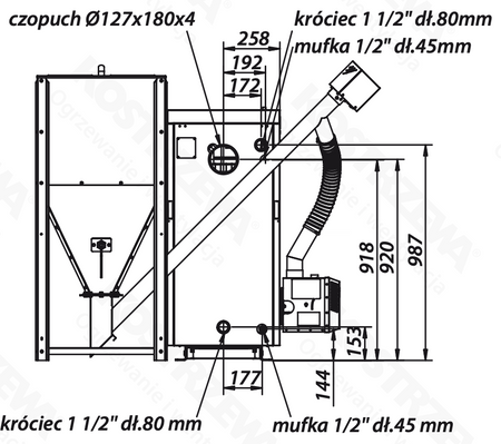 KOSTRZEWA Twin Bio NE - 12 kW