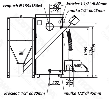 KOSTRZEWA EEI Pellets - 24 kW