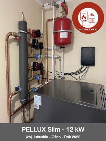 MONTAŻ - PELLUX Slim - 12 kW - woj. lubuskie
