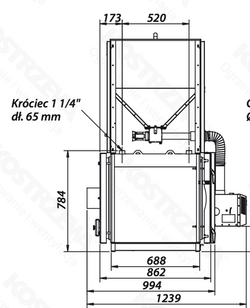 KOSTRZEWA Mini Bio NE - 15 kW