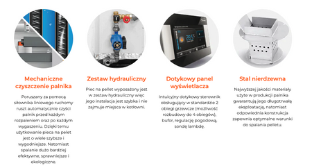 LAZAR Pellet Focus - 20 kW / 470 l