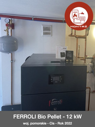 MONTAŻ - FERROLI Bio Pellet Pro - 12 kW - woj. pomorskie