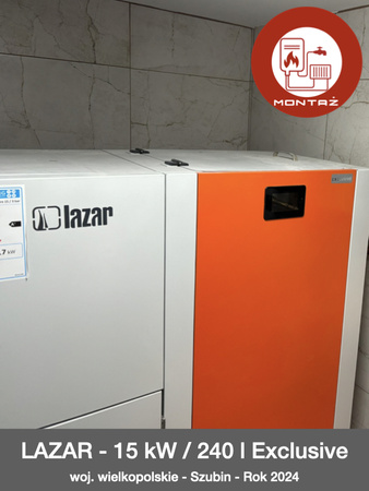 MONTAŻ - LARAZ Smart Fire - 22 kW / 240 l - woj. wielkopolskie