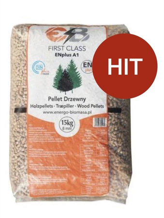 EB First Class - Pellet drzewny EN Plus 1 DIN Plus