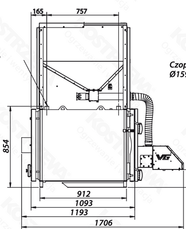 KOSTRZEWA EEI Pellets - 30 kW