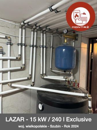 MONTAŻ - LARAZ Smart Fire - 22 kW / 240 l - woj. wielkopolskie