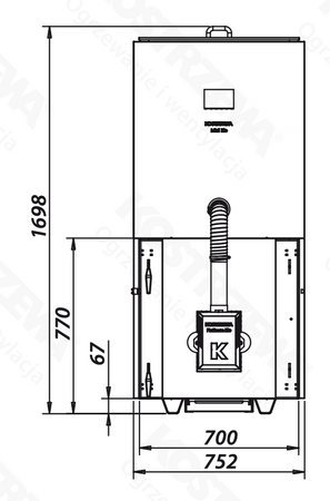 KOSTRZEWA Mini Bio NE - 15 kW