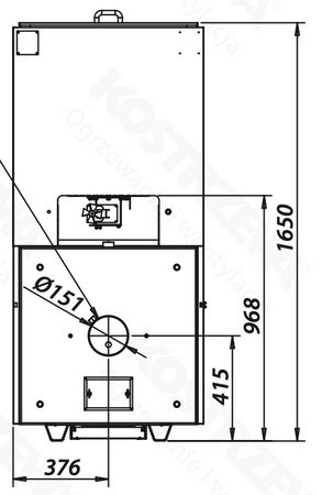 KOSTRZEWA EEI Pellets - 21 kW
