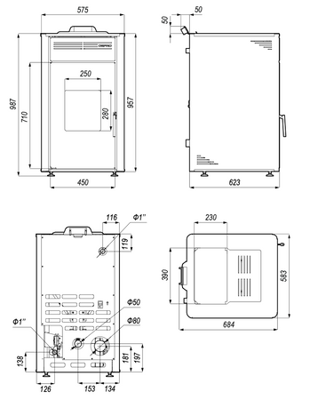 DEFRO Hydropell - 18 kW