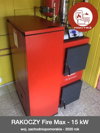 MONTAŻ - RAKOCZY Fire Max - 15 kW - woj. zachodniopomorskie
