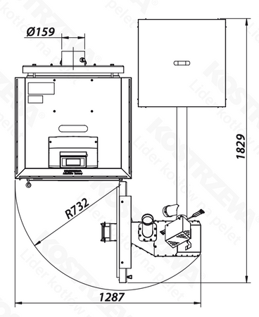 KOSTRZEWA Mini Bio Luxury B - 15 kW
