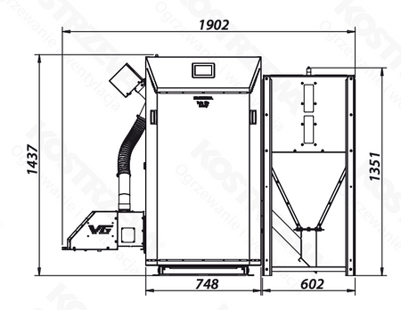 KOSTRZEWA EEI Pellets - 32 kW