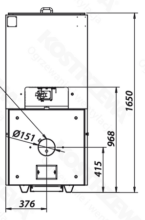 KOSTRZEWA Mini Bio NE - 15 kW