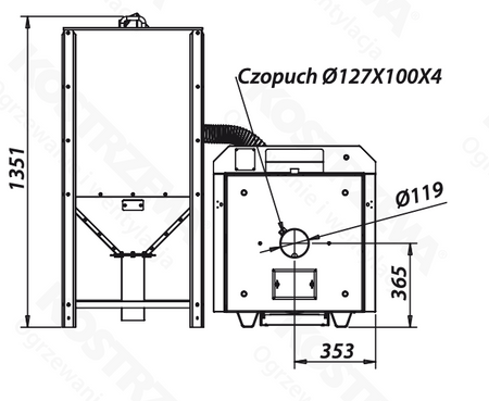 KOSTRZEWA Mini Bio B NE - 10 kW