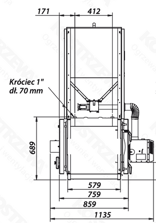 KOSTRZEWA Mini Bio NE - 10 kW