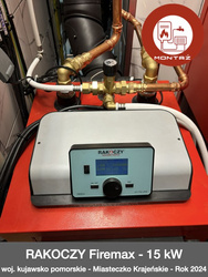 MONTAŻ - RAKOCZY Fire Max - 15 kW - woj. kujawsko pomorskie