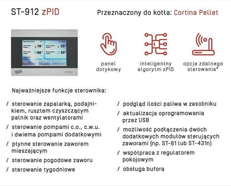 RAKOCZY Cortina Pellet - 14 kW