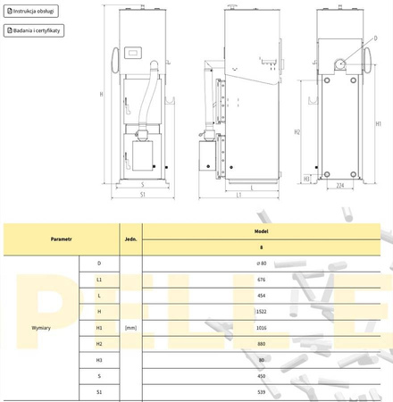PEREKO QmPell Evo - 8 kW