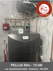 MONTAŻ - PELLUX Slim - 12 kW - woj. zachodniopomorskie