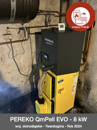 MONTAŻ - PEREKO QmPell Evo - 8 kW - woj. dolnośląskie
