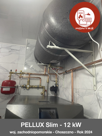 MONTAŻ - PELLUX Slim - 12 kW - woj. zachodniopomorskie
