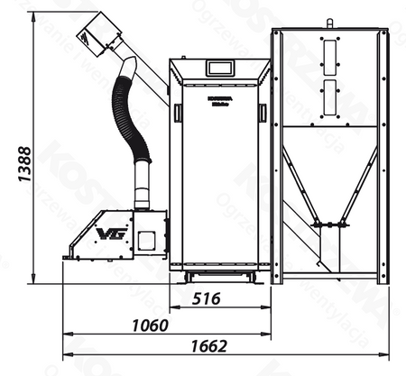 KOSTRZEWA EEI Pellets - 8 kW