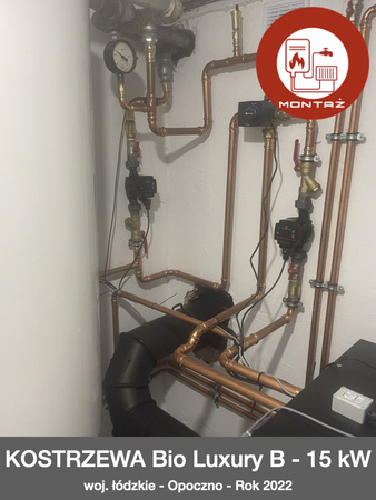 MONTAŻ - KOSTRZEWA Bio Luxury B - 15 kW woj. łódzkie